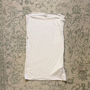 Abercrombie & Fitch Ribbed White Top